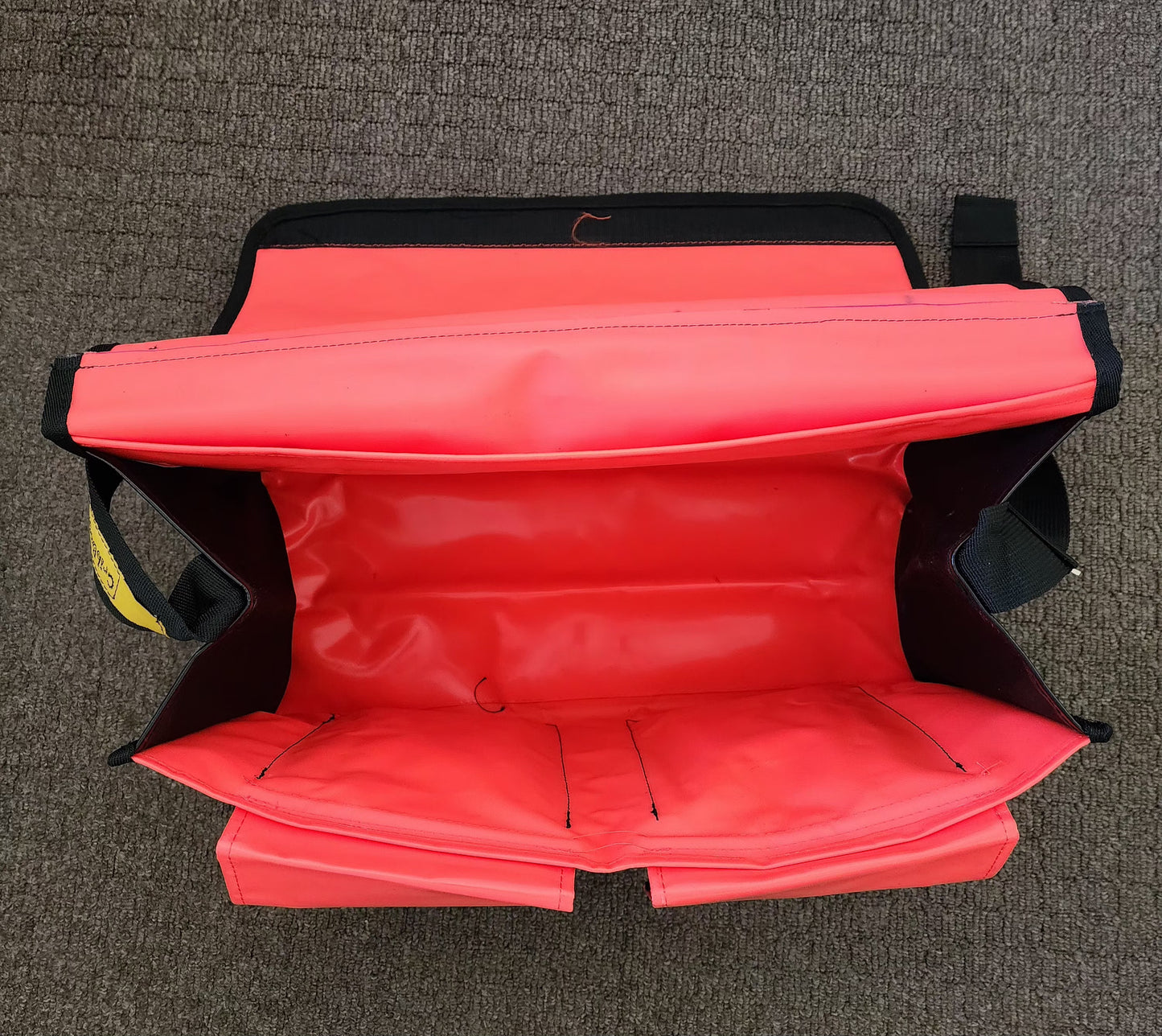 Medium Crib Bag - Red and Black
