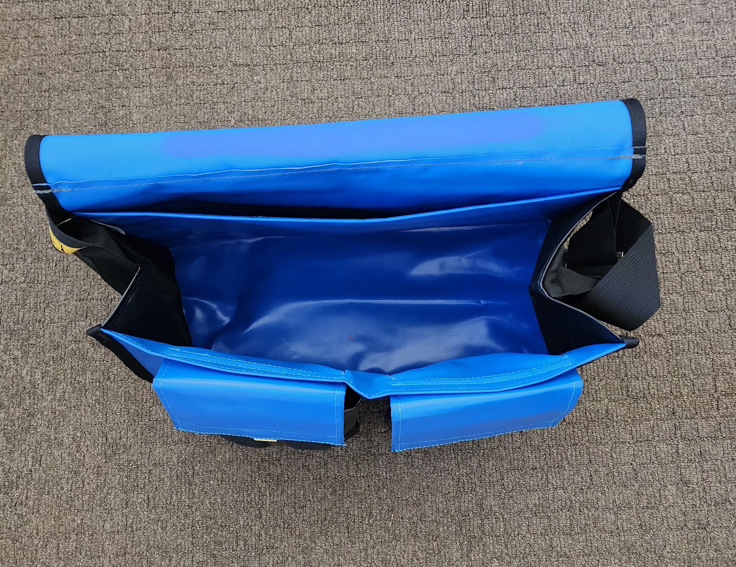 Medium Crib Bag - Blue and Black