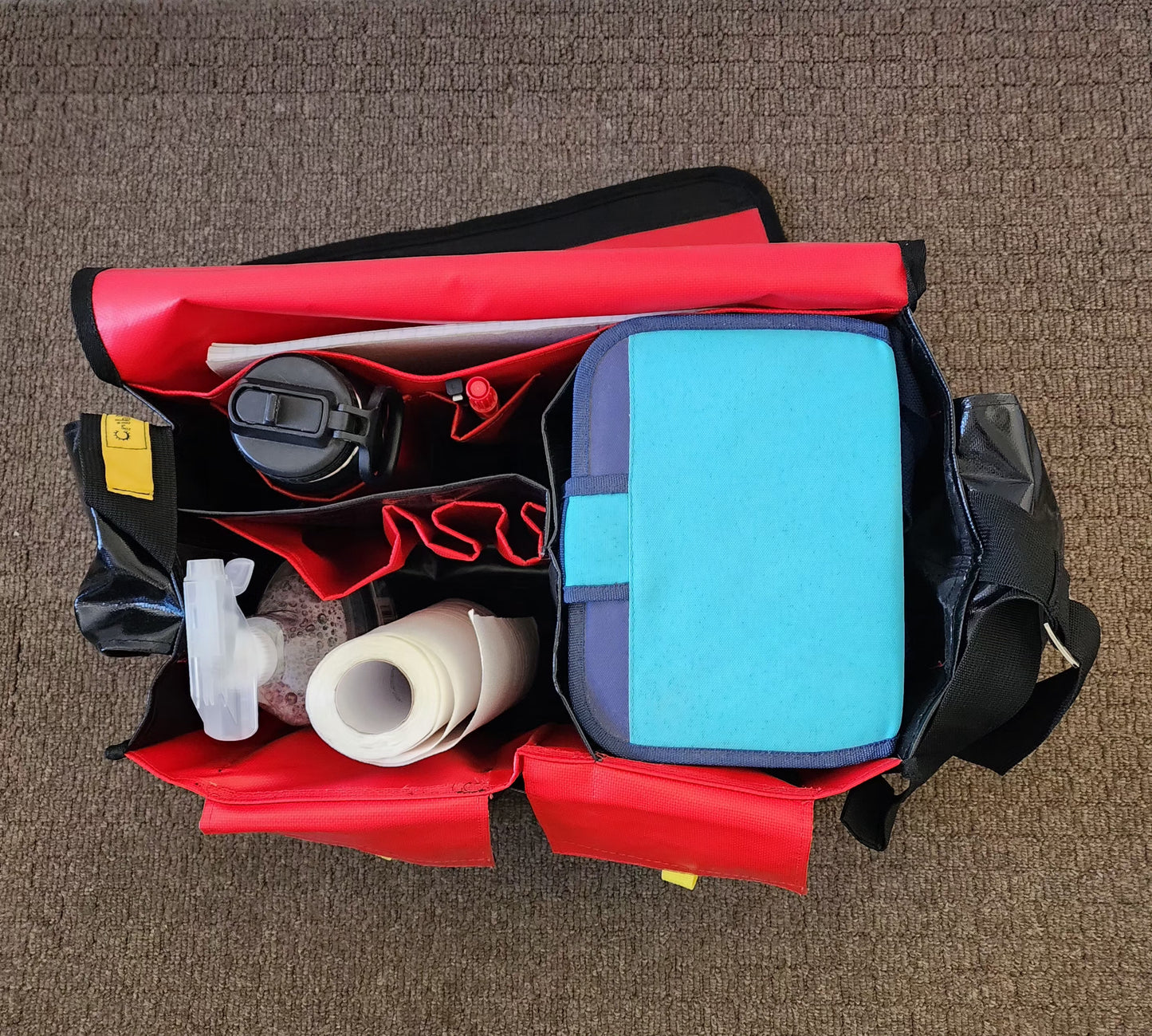 Ex Large CribBag - Red/Black