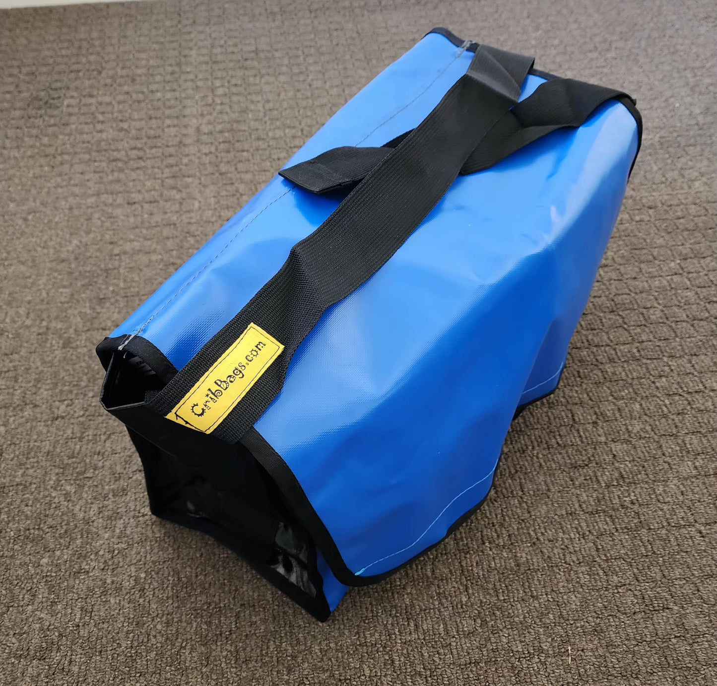 Medium Crib Bag - Blue and Black