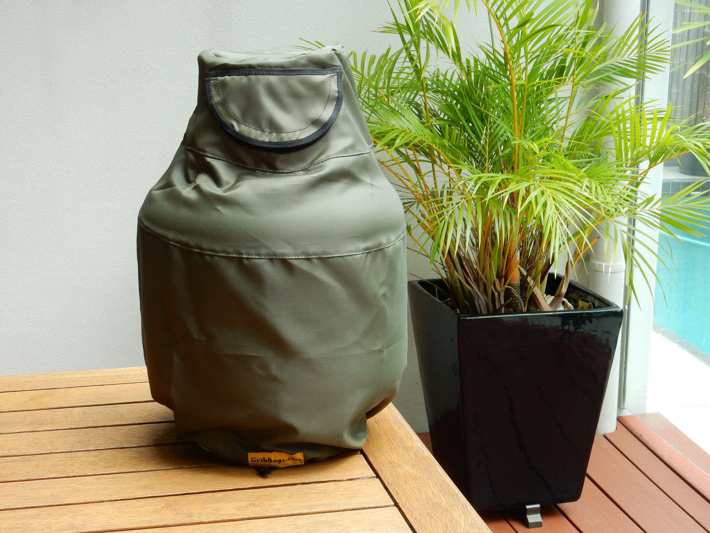9 Kg Khaki Gas Bottle Cover. www.CribBags.com