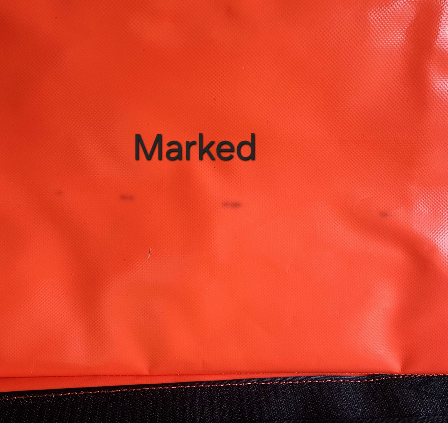 Ex Large CribBag - Orange & Black