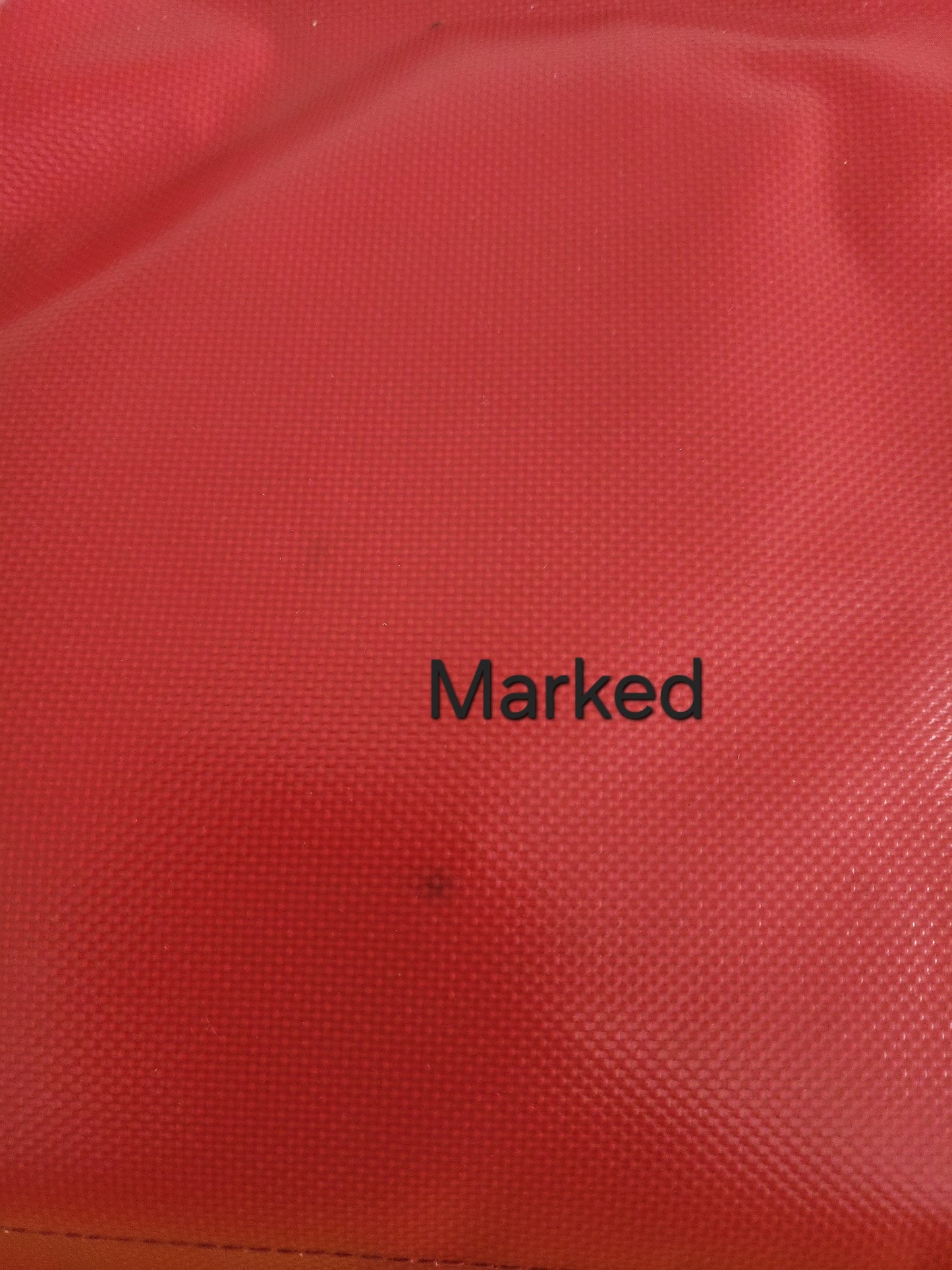 Medium Crib Bag - Red and Black