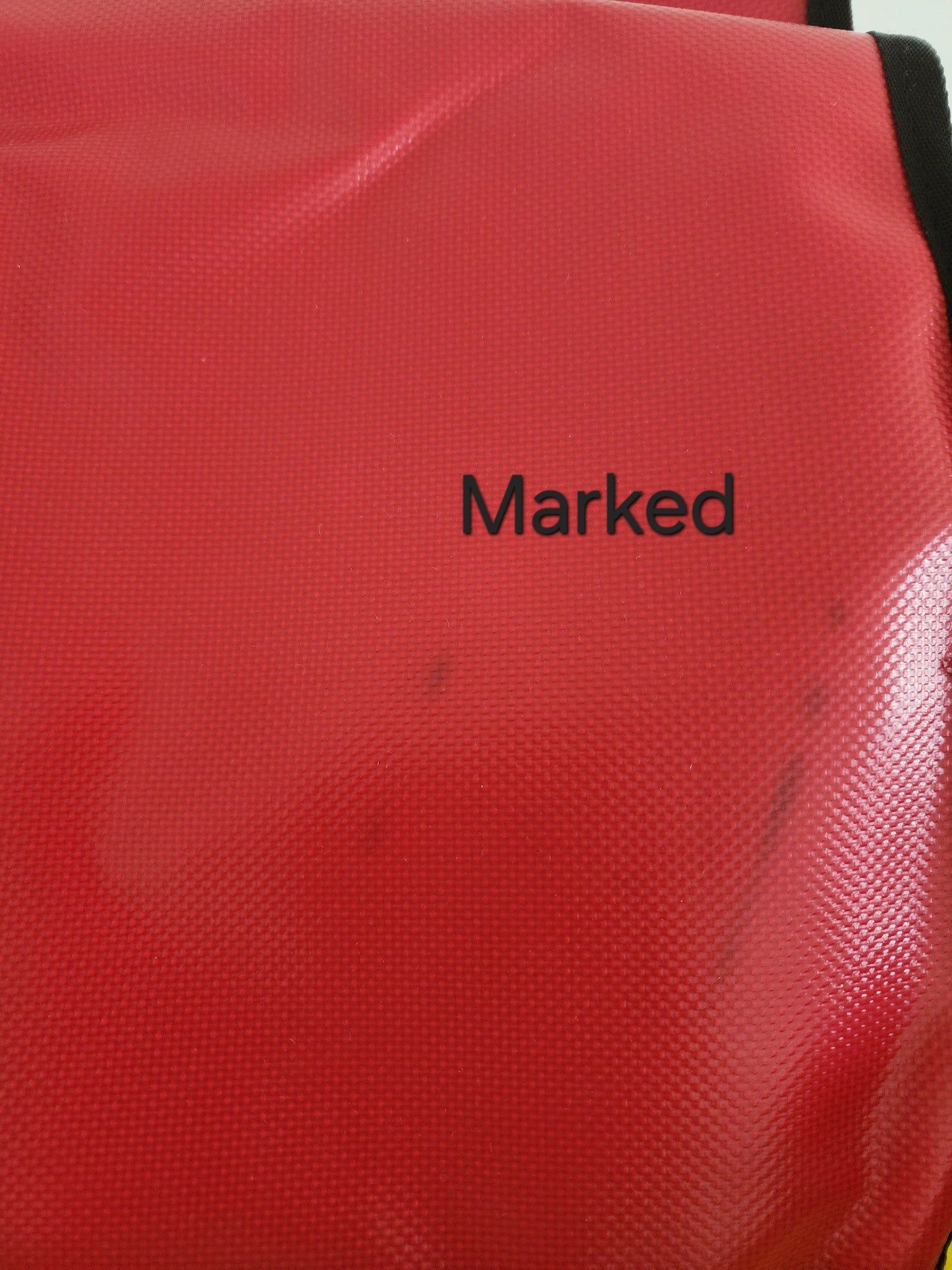 Medium Crib Bag - Red and Black